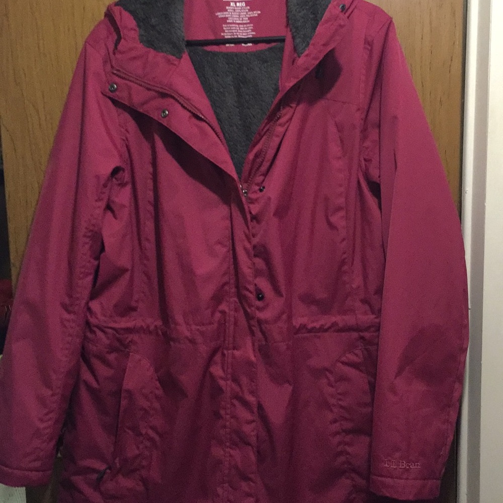 Woman’s LL Bean hooded jacket